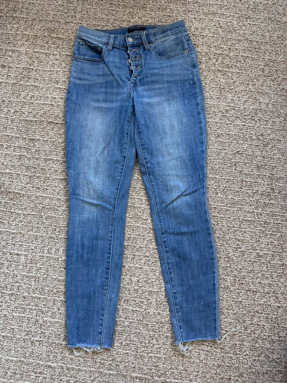 Lucky Brand Button-Fly Skinny Jeans